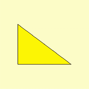 här ser vi ett annorlunda sätt att arrangera om trianglar och rektanglar för att bevisa Pythagoras sats.