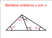 räkna ut vinkel triangle rectangle